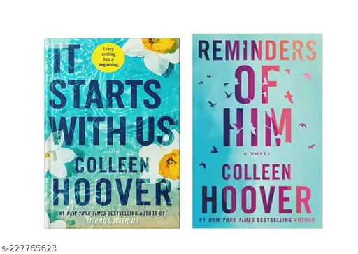 IT STARTS WITH US BY COLLEEN HOOVER +REMINDERS OF HIM BY COLLEEN