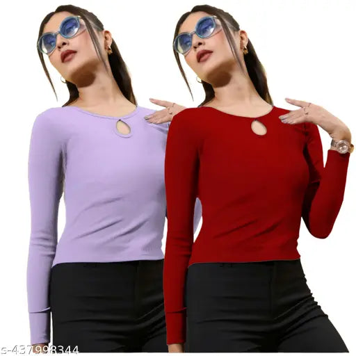 Combo (Pack Of 2) New Stylish Modern Top For woman