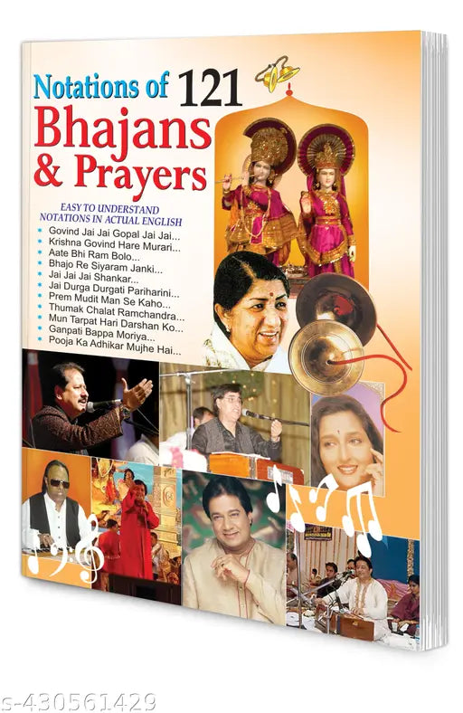 Notations of 121 Bhajans & Prayers book : Bhajan Books  Hindu Prayers  Devotional Songs  Aartis Books - Bhajans & Prayers Books.