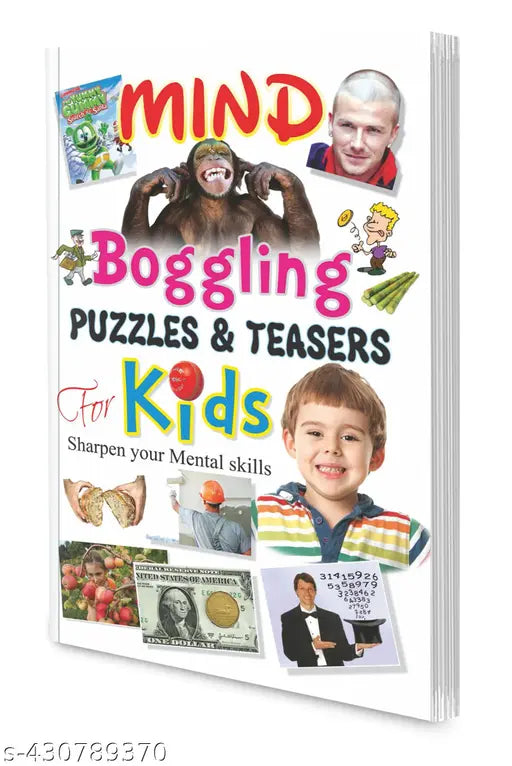Mind-Boggling Puzzles and Teasers for Kids : Puzzles learning book  Educational puzzles for kids  Learning activity book - Puzzles book for kids.