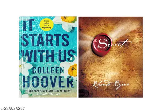 IT STARTS WITH US BY COLLEEN HOOVER +THE SECRET BY RHONDA BYRNE