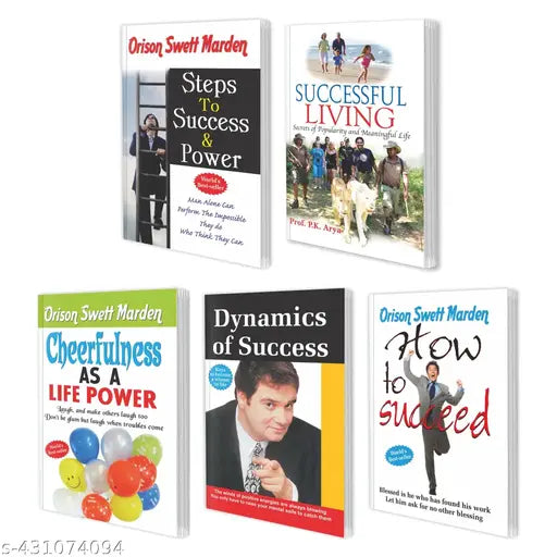 Successful Living  Steps to Success & Power (Swett Marden)  How to Succeed (Swett Marden)  Cheerfulness as a Life Power (Swett Marden) and Dynamics of Success Books on Success