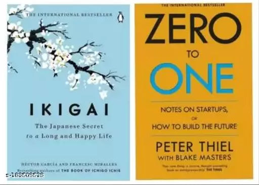 Zero To One+ikigai  (Paperback  PATER THIEL HECTOR GARCIA)