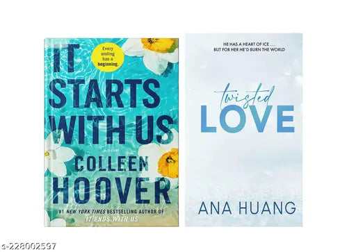 IT STARTS WITH US BY COLLEEN HOOVER +  TWISTED LOVE BY ANA HUANG