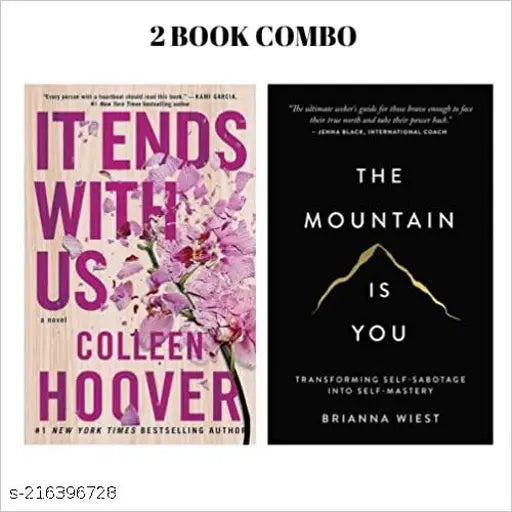 IT ENDS WITH US By COLLEN HOOVER+ THE MOUNTAIN IS YOU BY BRIANNA WIST Kids Early Learning books