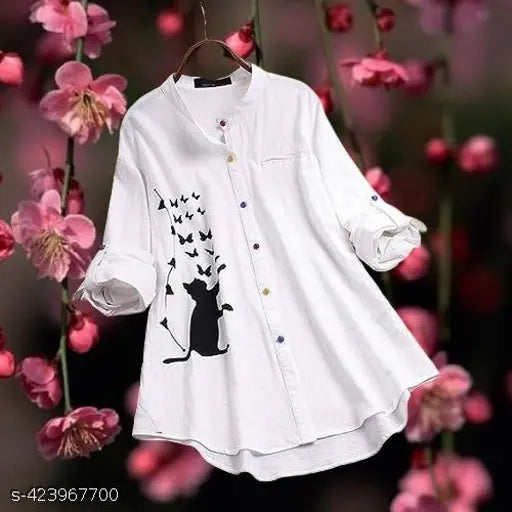 Trendy Womens Printed Shirt