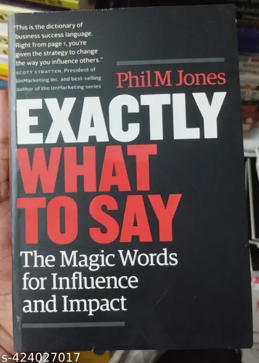 Exactly What To Say (English  Paperback  Phil M Jones)