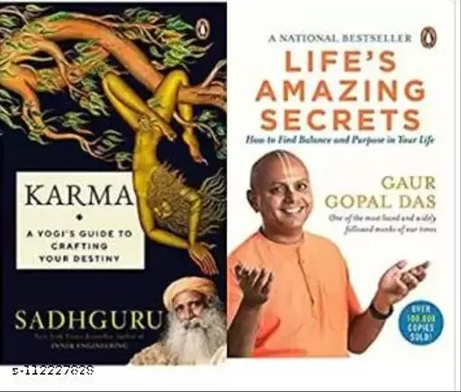 Combo Of 2( Karma + Life's Amazing Secrets)  (Paperback  SADHGURU AND GAUR GOPAL DAS)