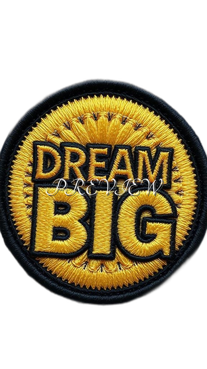 Dream Big Style#2 Digital Image Download | 300 DPI Printable Art | Print on Demand Images | Instant Download