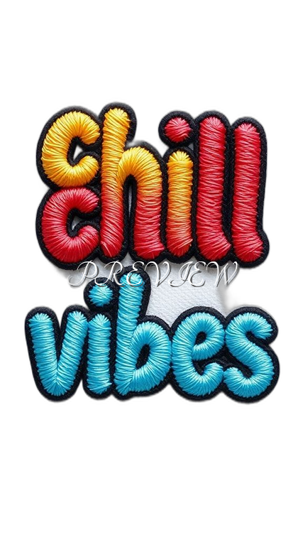 Chill Vibes Style#3 Digital Image Download | 300 DPI Printable Art | Print on Demand Images | Instant Download