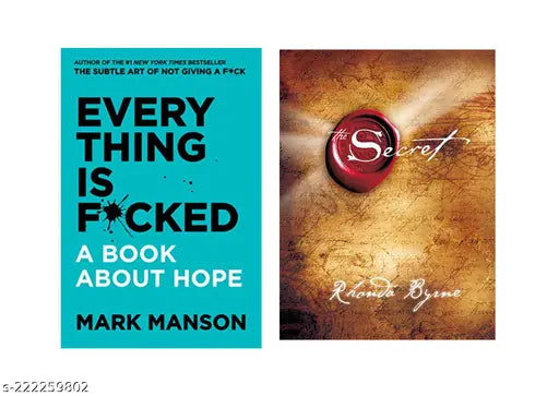 THE SECRET BY RHONDA BYRNE + EVERY THING IS FUCKED BY MARK MANSON
