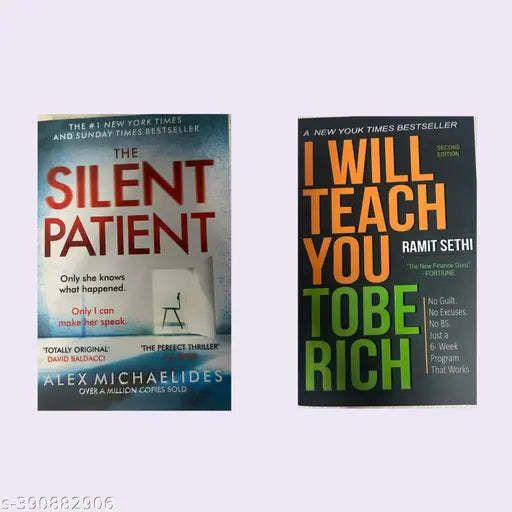 BOOK HUB THE SILENT PATIENT AND I WILL TEACH YOU COMBO PACK OF 2