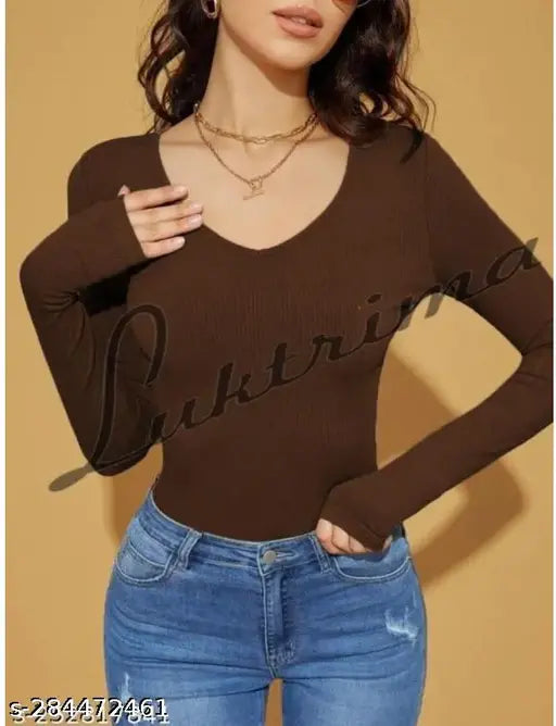 New Latest fancy V Neck Top For summer