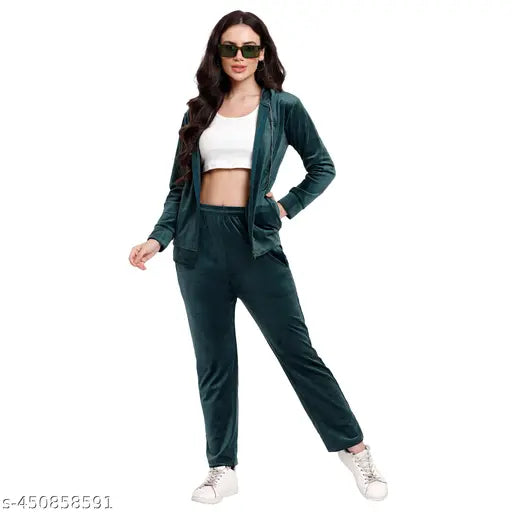 Velvet tracksuit for Woman