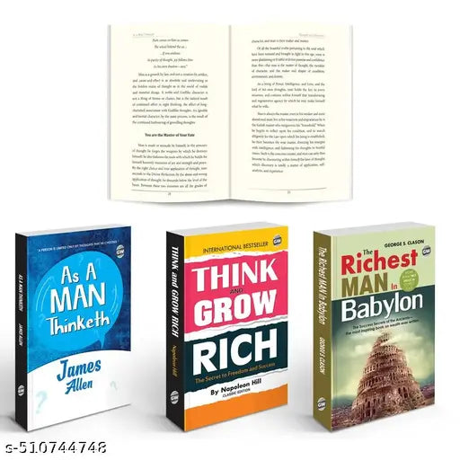 The Ultimate Wealth & Mindset Mastery : Think & Grow Rich  The Richest Man in Babylon  As A Man Thinketh - Motivational & Classic Books 