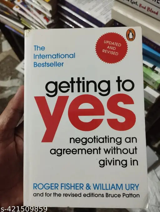Getting To Yes - Nagetive An Aggreement Without Giving In (English  Paperback  Roger Fisher & William Ury)
