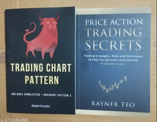 Best Combo Of 2 Book :- Trading Chart Pattern + Price Action Trading Secrets (English  Paperback   Akash Kundur   Rayner Teo)