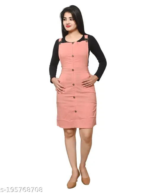 Woman Dresses/Dungaree/(Without inner)