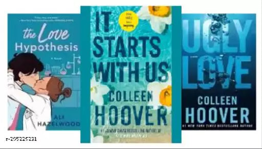 It Starts with Us+ The Love Hypothesis+ ugly love (3 BOOKS COMBO) (ENGLISH  PAPERBACK)