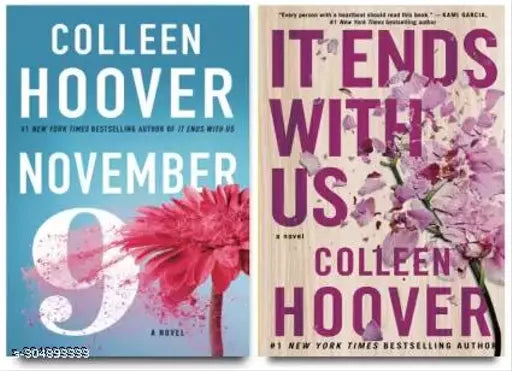 November 9 + It Ends With Us (2 Books Combo )  (Premium Paperback  Colleen Hoover)