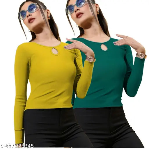Combo (Pack Of 2) New Stylish Modern Top For woman