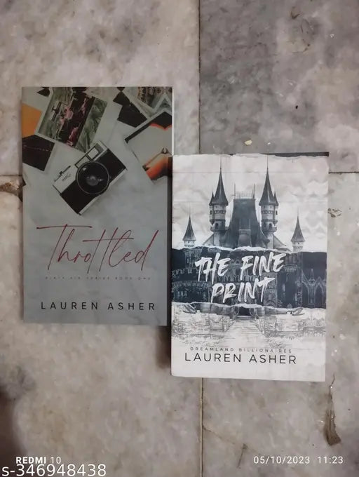 Throttled  Dirty Air Series Book -1 + The Fine Print Book -1 (English  Paperback  Lauren Asher)