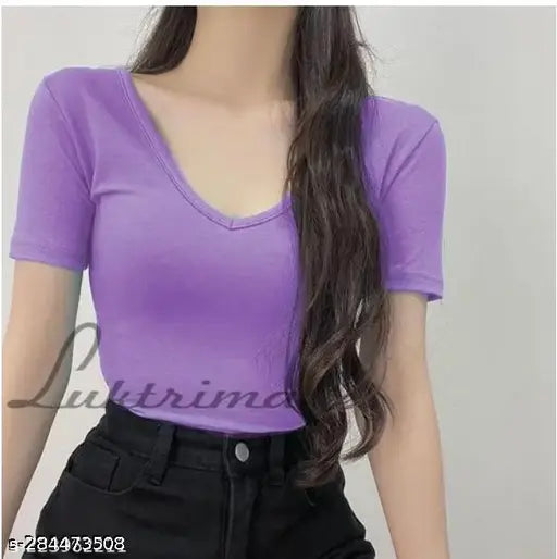 New Latest fancy V Neck Top For summer