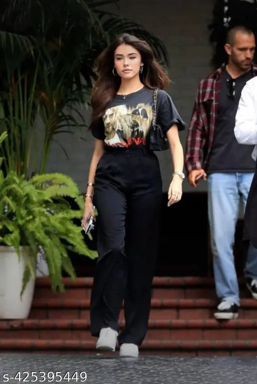 Solid High Waist Korean Straight Trousers for Women offer a comfortable stretchable and chic look perfect for formal casual and daily wear suitable for any occasion in formal and casual both