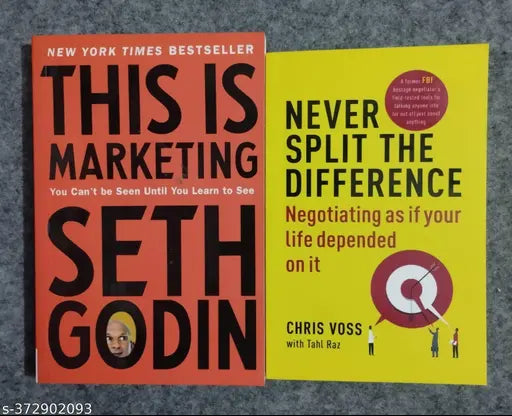 This Is Marketing+ Never Split The Defference (English  Paperback  Seth Godin  Chris Voss)