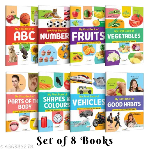 My First Picture Book Collection For Early Learning : Early Learning Picture Book Collections  Essential Book With 8 Topics  gift for Kids