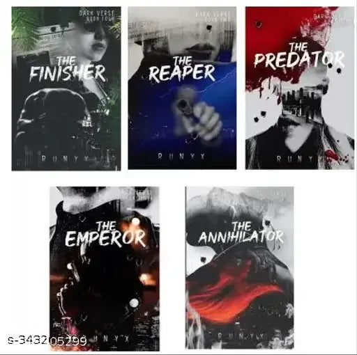 5 BOOK COMBO OF:- The Finisher + The Reaper + The Predator + The Emperor + The Annihilator (English  Paperback  RuNyx .)