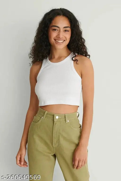 SUTBIT Women Round Neck Tank Top