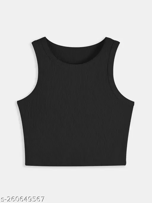 SUTBIT Women Round Neck Tank Top