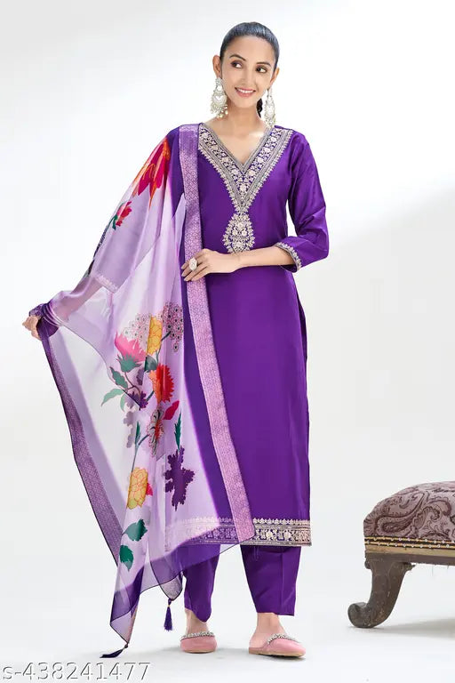 Women's Kurta & Pant with Dupatta set