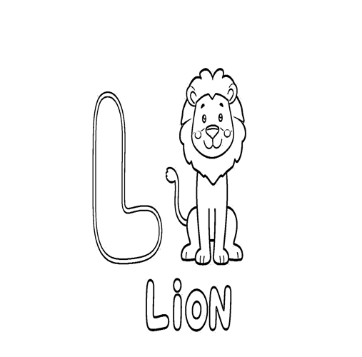 Alphabet A-Z  (Big Case) Coloring Book (Printable PDF)