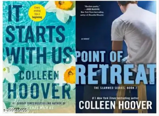 It Start With Us + Point Of Retreat (2 BOOKS COMBO) (Paperback  Colleen Hoover)