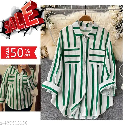 Women's Line Shirt Green