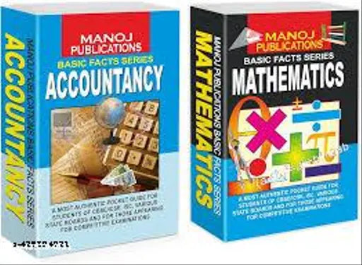 Manoj Publiction Basic Facts series Accountancy & Mathematics ( English  Paperback) Bestseller
