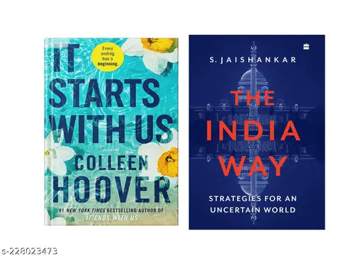 IT STARTS WITH US BY COLLEEN HOOVER +THE INDIA WAY  BY S. JAISHANKAR
