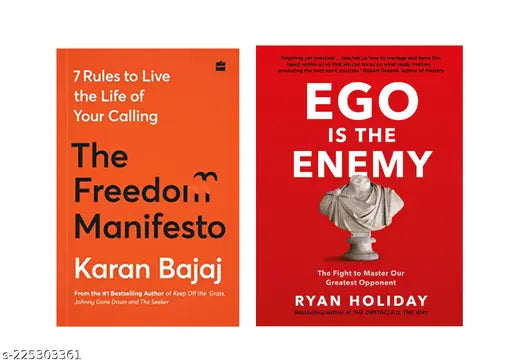THE  FREEDOM MANIFESTO BY KARAN  + EGO IS THE ENEMY BY RYAN HOLIDAY