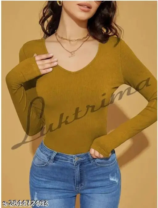 New Latest fancy V Neck Top For summer