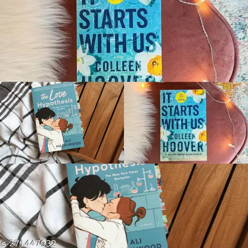 t Starts With Us + The Love Hypothesis Best Combo New (Paperback  COLLEEN