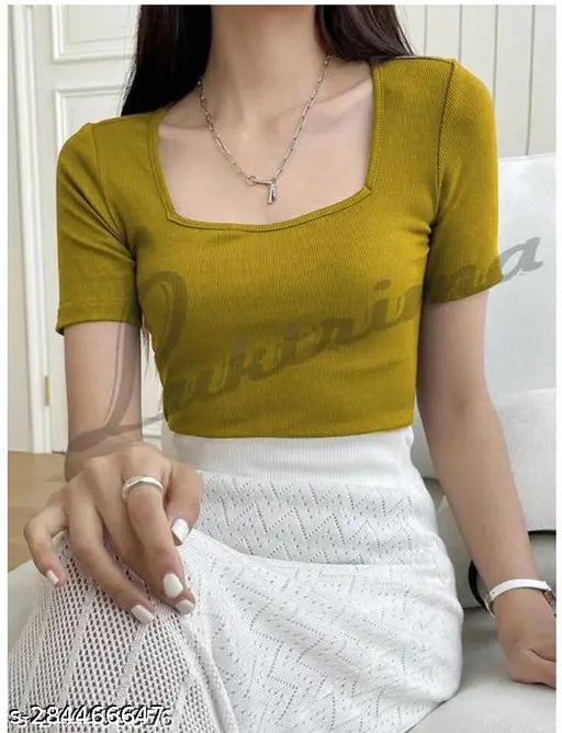 New Latest fancy Deep Neck Top For summer