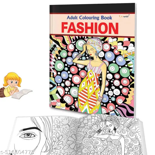 Fashion - Adult Colouring Book : Creative and Relaxing Colouring Experience for Adults and Kids  Designs for Mindfulness  Creative coloring book