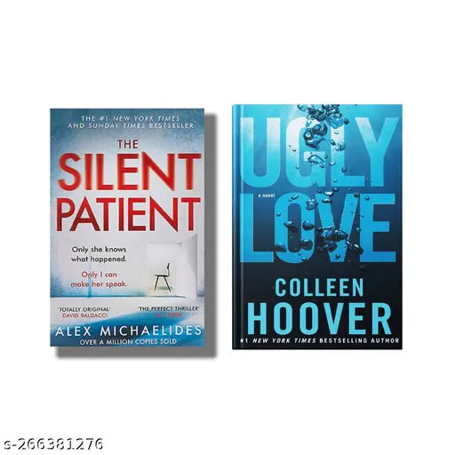SILENT PATIENT BY ALEX MICHAELIDES + UGLY LOVE BY COLLEEN HOOVER