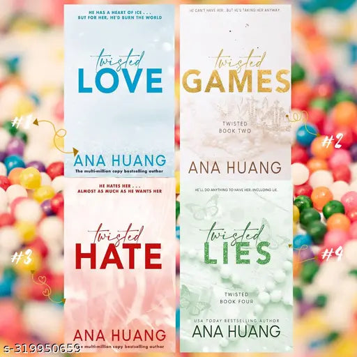 TWISTED SERIES : Twisted Love  Twisted Games  Twisted Hates and Twisted lies By Ana Huang.
