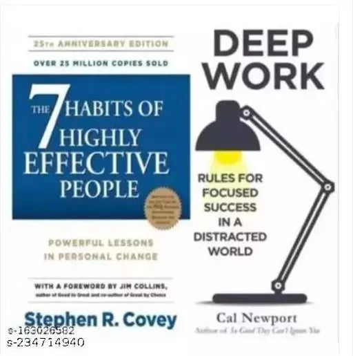 Deep Work & The 7 Habits Of Highly Effective People Combo (Paperback  Multi Author)