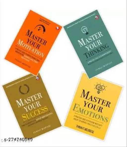 Combo of 4 books-Master Your Thinking+Master Your Success+MASTER YOUR MOTIVATION+Master Your Emotions