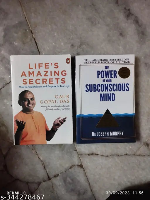 Life's Amazing Secrets + The Power Of Your Subconscious Mind (English  Paperback  Gaur Gopal Das  Dr. Joseph Murphy)