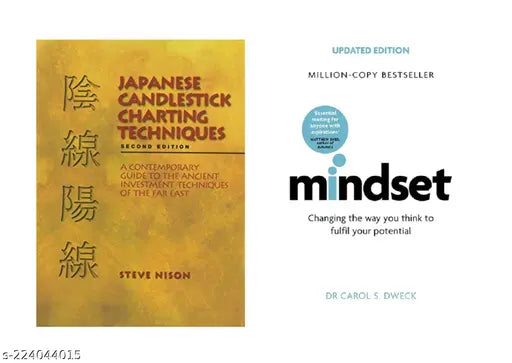 JAPANESE CANDLESTICK CHARTING TECHNIQUES BY STEVE NISON + THE MINDSET  BY DR CAROL S DWECK